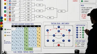 48-Team Rest Cycle Forces Tactical Squad Planning for Seven Matches