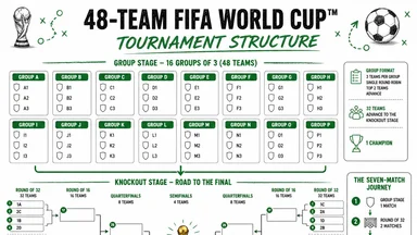 48-Team Format Forces Squad-Builders to Plan for Seven Matches Not Three
