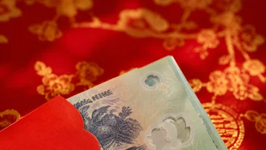 Phong Bì Đỏ Lì Xì Vẫn Bằng Tiền Mới Chưa Qua Lưu Thông