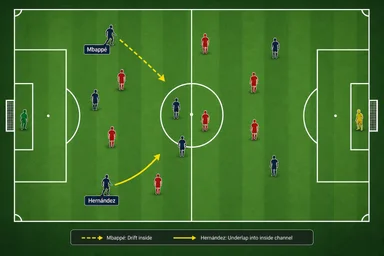 France’s Fullback Underlap Frequency Explains Mbappé’s xG Spike