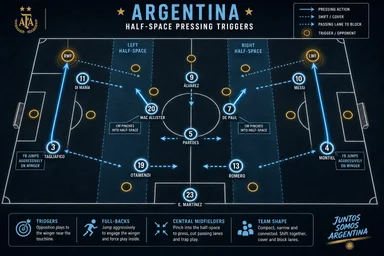 Scaloni's Half-Space Press Shapes Argentina's 2026 Knockout Identity