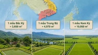 Chiếc Thước Ruộng Bắc Kỳ Khác Hoàn Toàn Mẫu Ruộng Nam Kỳ